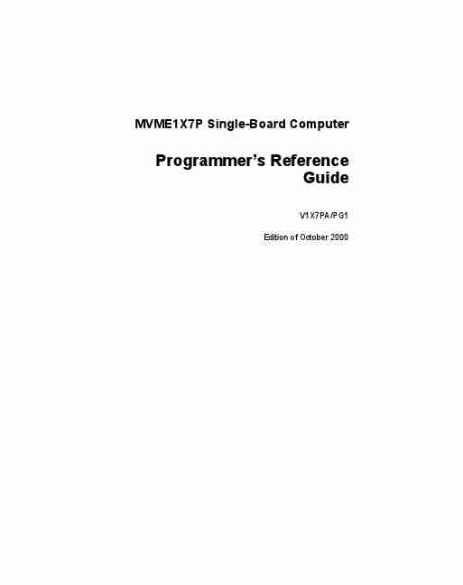 Motorola Computer Hardware MVME1X7P-page_pdf